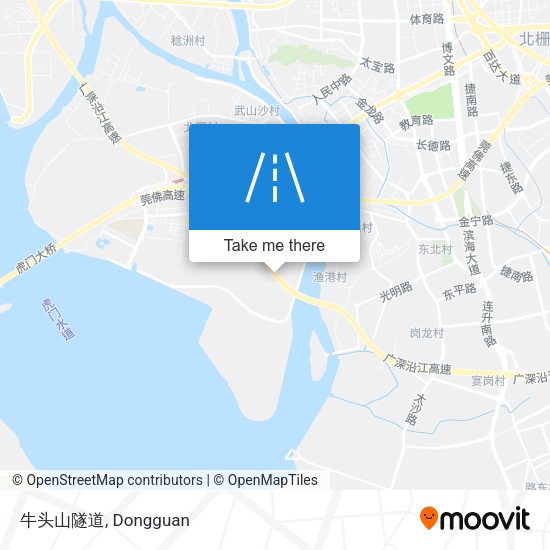 牛头山隧道 map