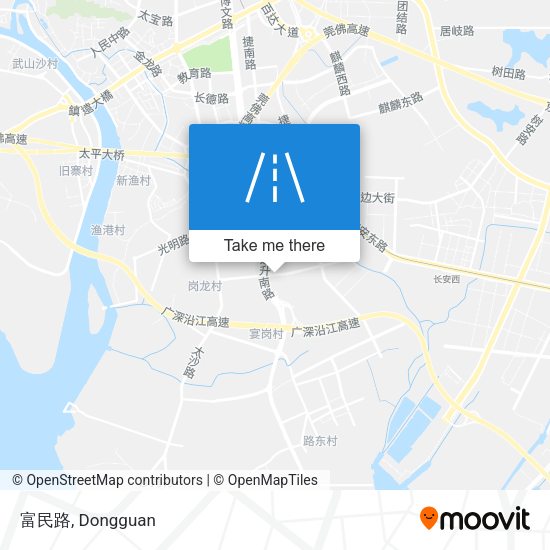 富民路 map
