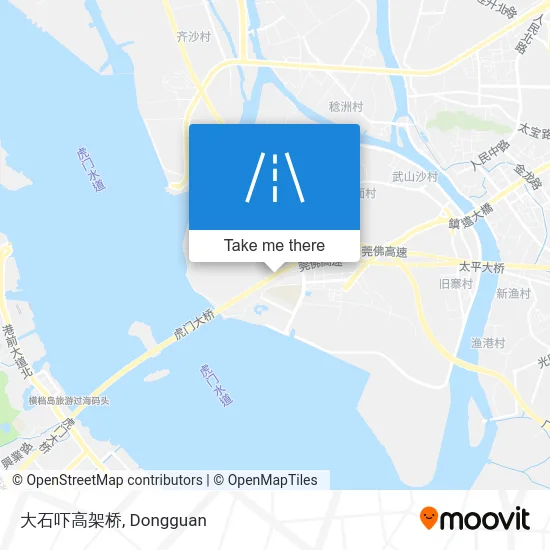 大石吓高架桥 map