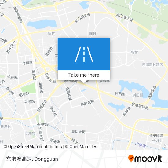 京港澳高速 map