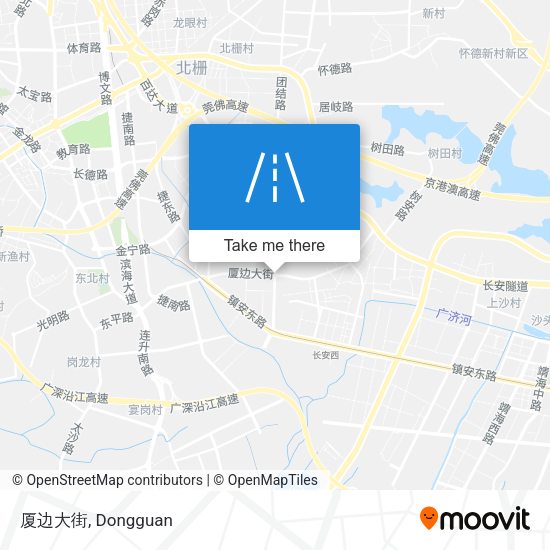 厦边大街 map