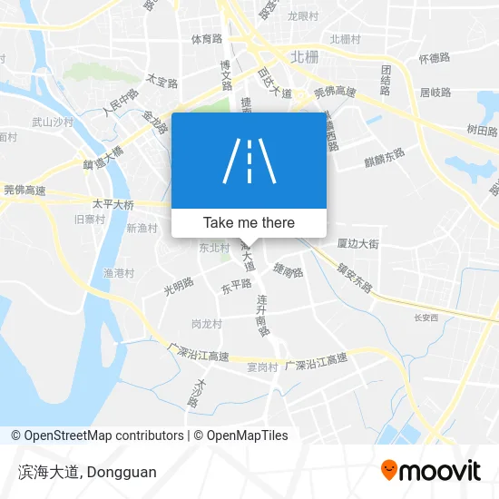 滨海大道 map