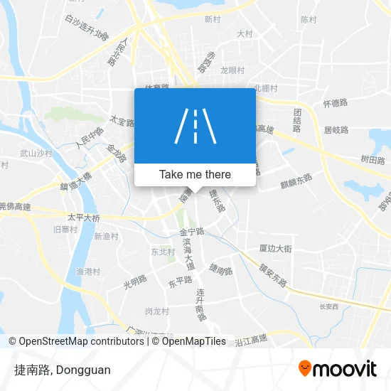捷南路 map