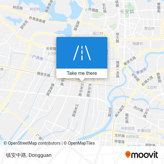 镇安中路 map
