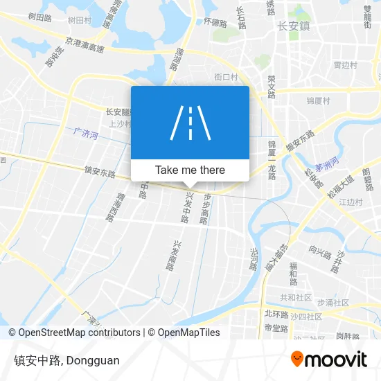 镇安中路 map