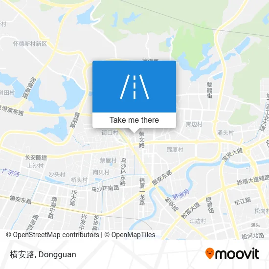 横安路 map