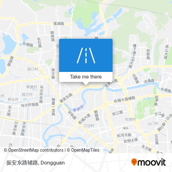 振安东路辅路 map