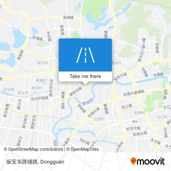 振安东路辅路 map