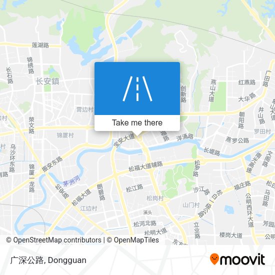 广深公路 map