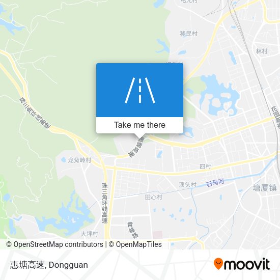 惠塘高速 map