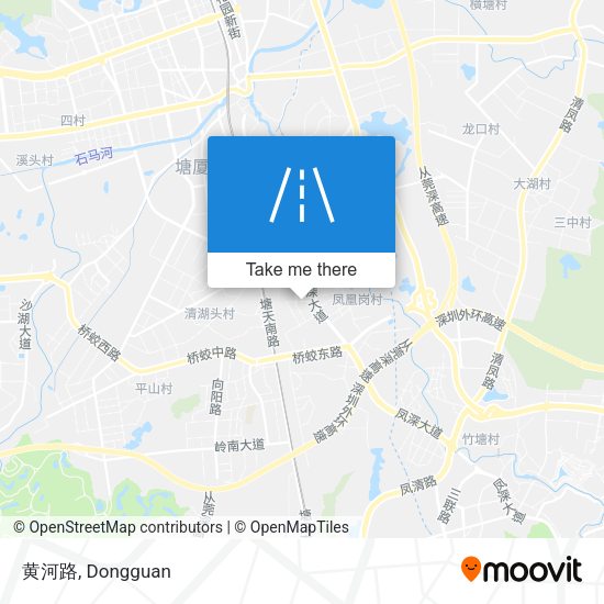 黄河路 map