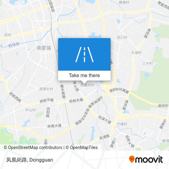 凤凰岗路 map