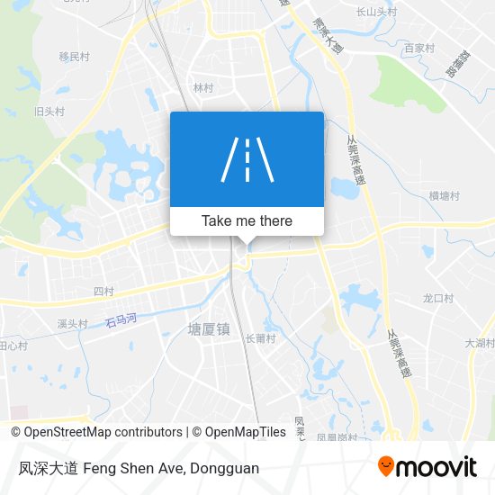 凤深大道 Feng Shen Ave map