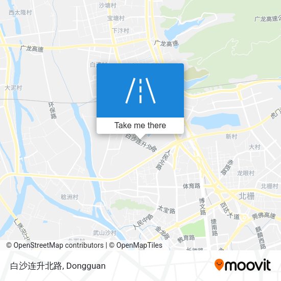 白沙连升北路 map