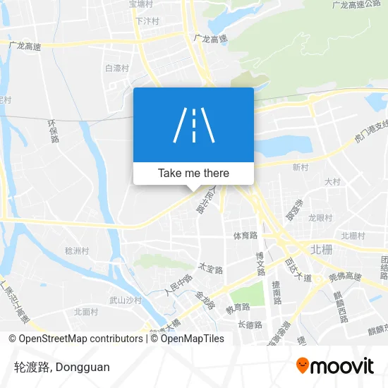 轮渡路 map