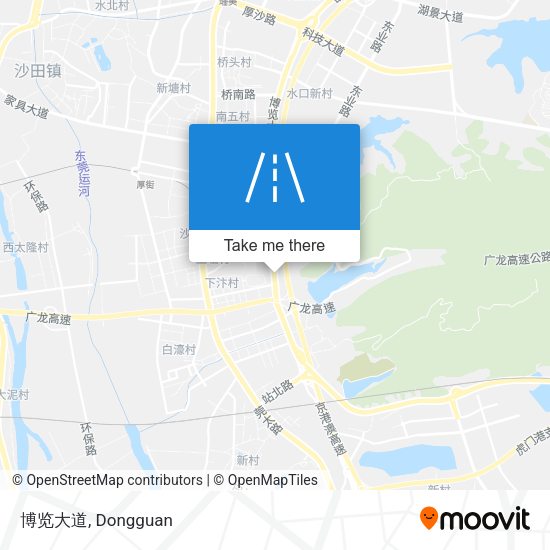 博览大道 map