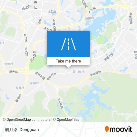 朗月路 map