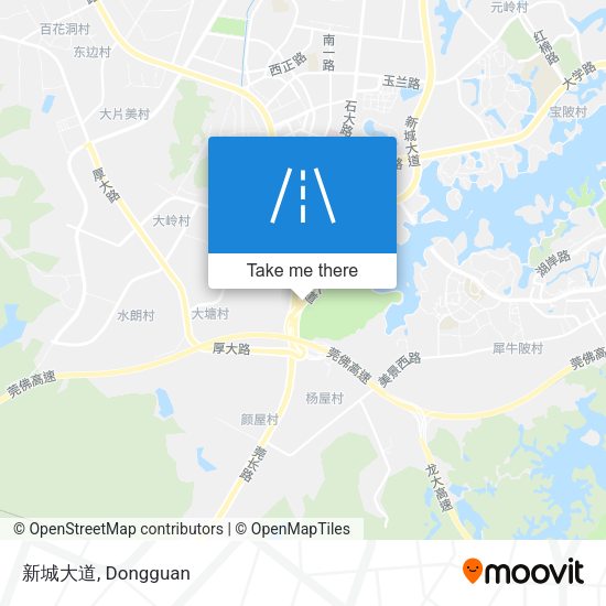 新城大道 map