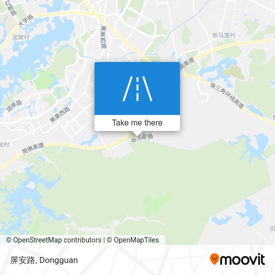 屏安路 map