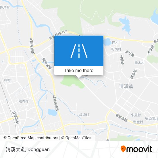 清溪大道 map