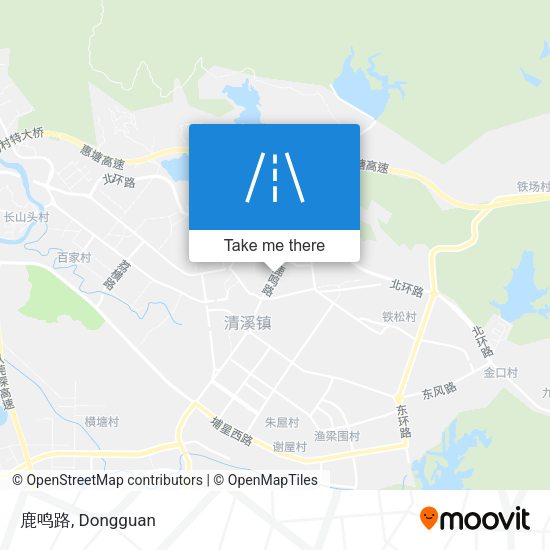 鹿鸣路 map