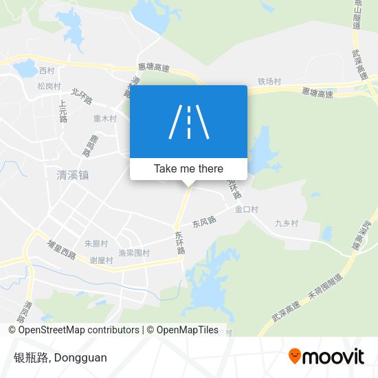 银瓶路 map