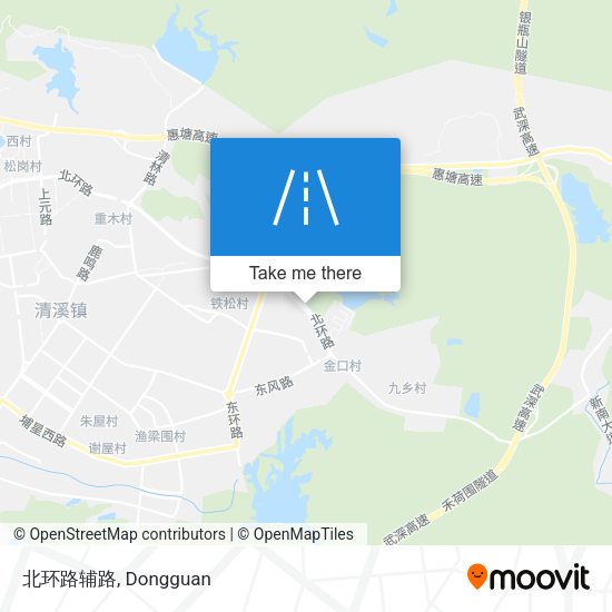 北环路辅路 map