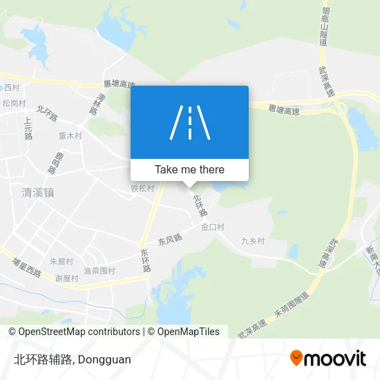 北环路辅路 map