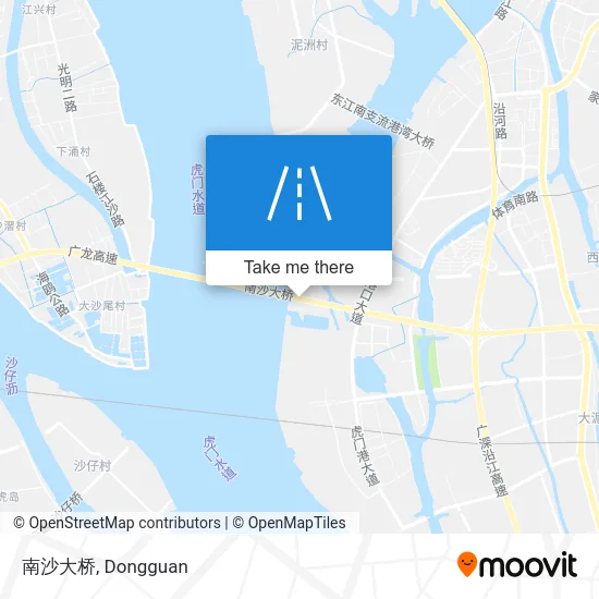 南沙大桥 map