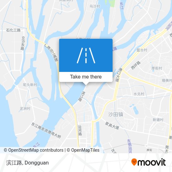 滨江路 map