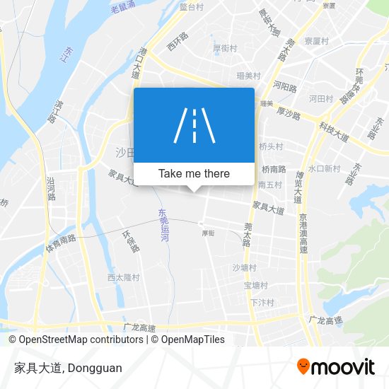 家具大道 map