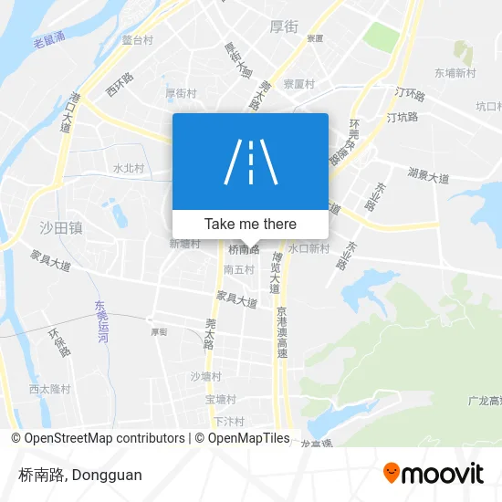 桥南路 map