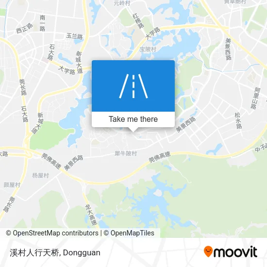 溪村人行天桥 map