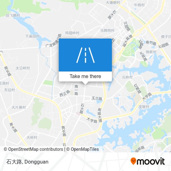 石大路 map
