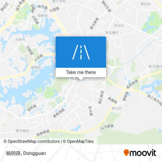 杨朗路 map