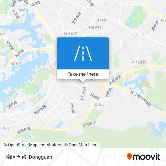 南区五路 map