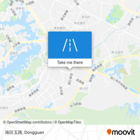 南区五路 map