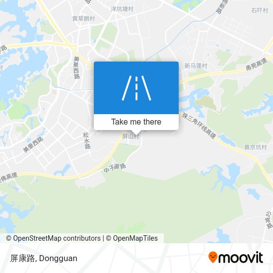 屏康路 map