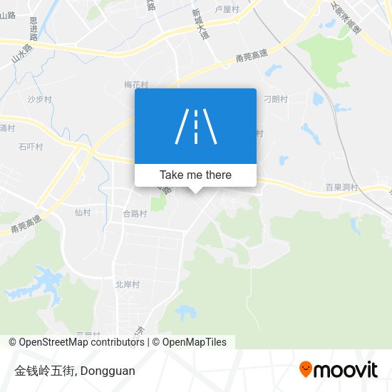金钱岭五街 map