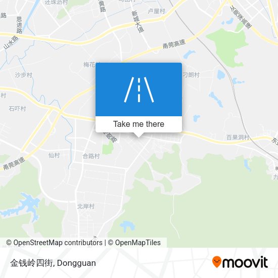 金钱岭四街 map