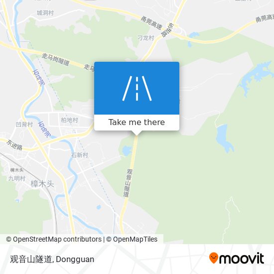 观音山隧道 map