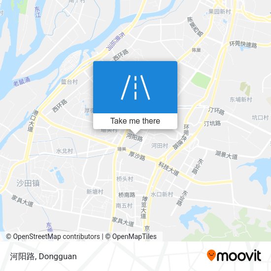 河阳路 map