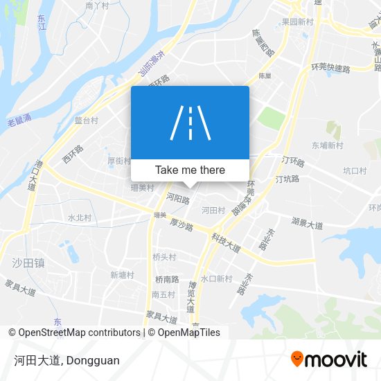 河田大道 map