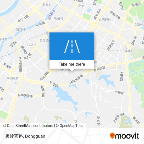 板岭西路 map