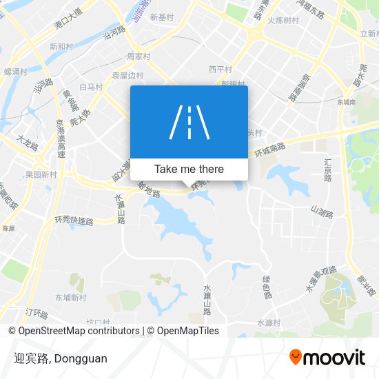 迎宾路 map