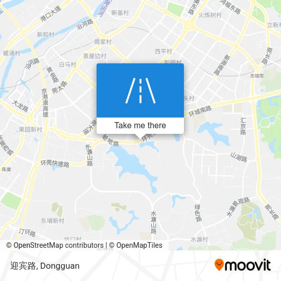 迎宾路 map