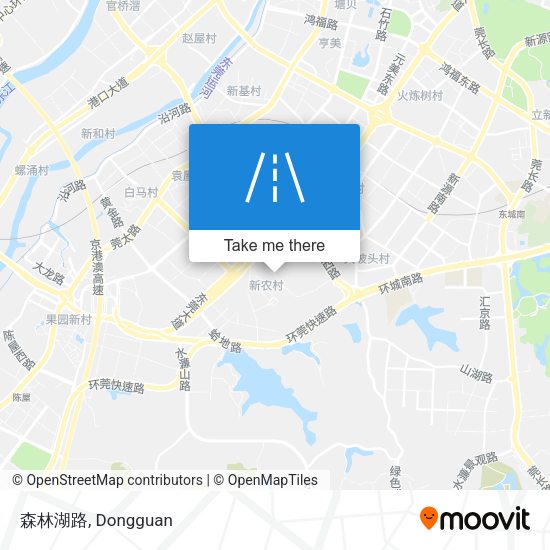 森林湖路 map