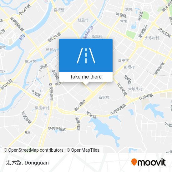 宏六路 map