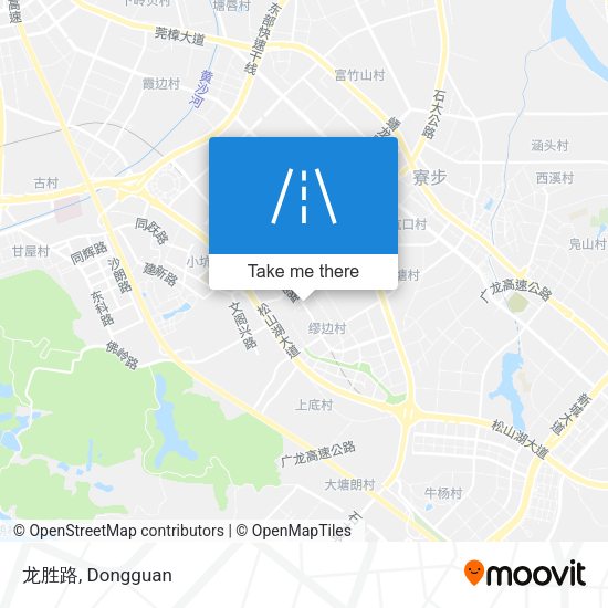龙胜路 map
