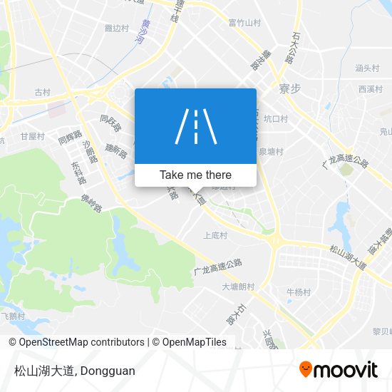 松山湖大道 map